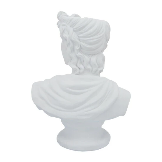 Outlet โ๏ธ Sagebrook Home Resin, 20"h David Bust, White 20"H - 15.0" X 8.0" X 20.0" ๐ 6 Outlet โ๏ธ Sagebrook Home Resin, 20"h David Bust, White 20"H - 15.0" X 8.0" X 20.0" ๐ - Image 4