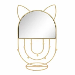 Brand new ✔️ Sagebrook Home Metal 12" Cat W/ Mirror Rack, Gold 🥰 -Sagebrook Home Online Shop unnamed file 5862