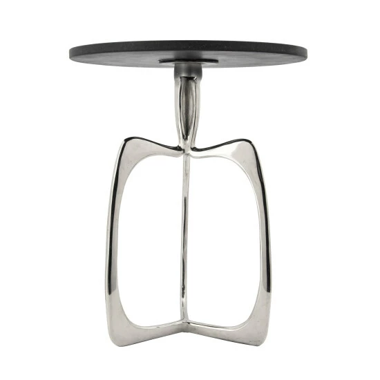 Best deal ๐ Sagebrook Home 20" Accent Table With Black Marble, Nickel 22.0"H - 18.0" X 18.0" X 22.0" ๐ฅฐ 6 Best deal ๐ Sagebrook Home 20" Accent Table With Black Marble, Nickel 22.0"H - 18.0" X 18.0" X 22.0" ๐ฅฐ - Image 4