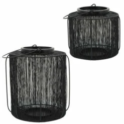 Top 10 🛒 Sagebrook Home Metal, 10" Wire Lantern, Black 9.5"H - 10.0" X 10.0" X 9.5" 🛒 -Sagebrook Home Online Shop unnamed file 5878
