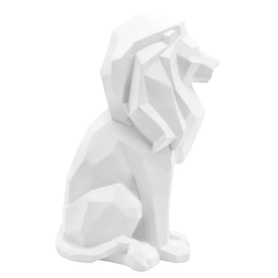 New ๐ Sagebrook Home Resin 11"h Sitting Lion, White 11.0"H - 6.0" X 6.0" X 11.0" โค๏ธ 4 New ๐ Sagebrook Home Resin 11"h Sitting Lion, White 11.0"H - 6.0" X 6.0" X 11.0" โค๏ธ - Image 2