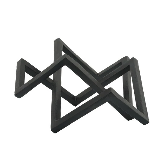 Best deal ๐ Sagebrook Home Metal 15" Geometric Decor, Black 6.5"H - 14.0" X 12.0" X 6.5" โญ 6 Best deal ๐ Sagebrook Home Metal 15" Geometric Decor, Black 6.5"H - 14.0" X 12.0" X 6.5" โญ - Image 4