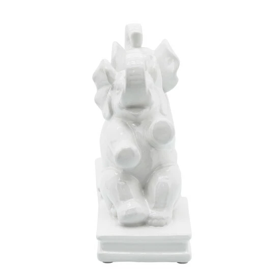 Cheap π₯ Sagebrook Home Cer, Set Of 2 7" Elephant Bookends, White 6.574803"H - 6.69" X 3.82" X 6.57" π― 5 Cheap π₯ Sagebrook Home Cer, Set Of 2 7" Elephant Bookends, White 6.574803"H - 6.69" X 3.82" X 6.57" π― - Image 3