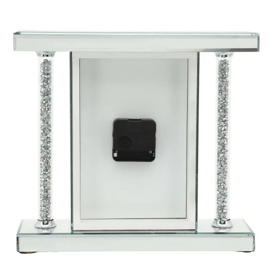 Cheapest โ Sagebrook Home Mirrored & Glitter Table Clock, 7.75" 11"H - 12.0" X 3.25" X 11.0" ๐ 6 Cheapest โ Sagebrook Home Mirrored & Glitter Table Clock, 7.75" 11"H - 12.0" X 3.25" X 11.0" ๐ - Image 4