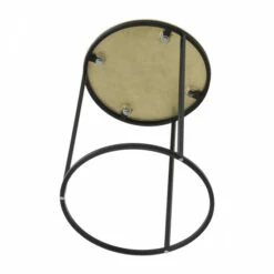 Outlet 🥰 Sagebrook Home Set Of 2 Metal 20, 23" Round Side Table, Gold, Blk 23.0"H - 16.0" X 16.0" X 23.0" 🧨 -Sagebrook Home Online Shop unnamed file 5934