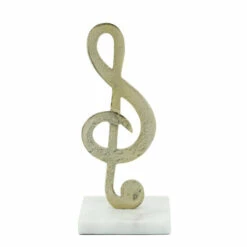 Promo 🌟 Sagebrook Home Metal 9" G-clef Accent, Gold 9.0"H - 4.0" X 4.0" X 9.0" ⌛ -Sagebrook Home Online Shop unnamed file 5999