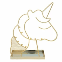 Hot Sale 💯 Sagebrook Home Metal 11" Unicorn Rack, Gold 🥰 -Sagebrook Home Online Shop unnamed file 6007