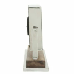 Deals 🌟 Sagebrook Home Metal, Wood, 12x10 Square Table Clock, Silver 9.5"H - 12.0" X 4.5" X 9.5" 😍 -Sagebrook Home Online Shop unnamed file 6016