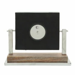 Deals 🌟 Sagebrook Home Metal, Wood, 12x10 Square Table Clock, Silver 9.5"H - 12.0" X 4.5" X 9.5" 😍 -Sagebrook Home Online Shop unnamed file 6017