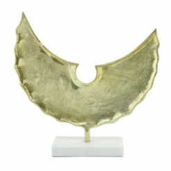 Discount 🧨 Sagebrook Home Metal, 16" Tribal Shell On Stand, Gold 16.0"H - 16.0" X 4.0" X 16.0" ❤️ -Sagebrook Home Online Shop unnamed file 6025