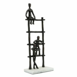 Flash Sale 💯 Sagebrook Home Metal, 16", Ladder Sculpture, Black 16.0"H - 6.0" X 4.0" X 16.0" 🥰 -Sagebrook Home Online Shop unnamed file 6039