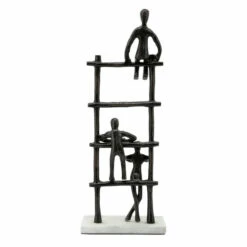 Flash Sale 💯 Sagebrook Home Metal, 16", Ladder Sculpture, Black 16.0"H - 6.0" X 4.0" X 16.0" 🥰 -Sagebrook Home Online Shop unnamed file 6041