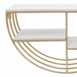 Best deal ✔️ Sagebrook Home Metal, Wood, 21x11" 3-layered Half Moon Shelf, 11.0"H - 21.0" X 6.0" X 11.0" ✔️ -Sagebrook Home Online Shop unnamed file 606