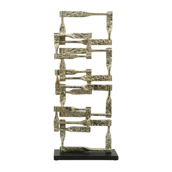 New โ Sagebrook Home Metal, 27"h Stacking Squares, Gold 17.0"H - 10.0" X 4.0" X 17.0" ๐ฅ 4 New โ Sagebrook Home Metal, 27"h Stacking Squares, Gold 17.0"H - 10.0" X 4.0" X 17.0" ๐ฅ - Image 2
