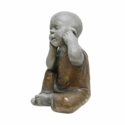 Top 10 ✨ Sagebrook Home Polyresin 12" No Hear Baby Monk, Gray, Gold 12"H 🔔 -Sagebrook Home Online Shop unnamed file 6065