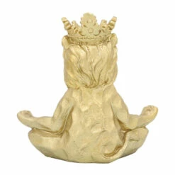 Buy ❤️ Sagebrook Home Resin 7" Yoga Lion Withcrown, Gold 7"H - 7.0" X 7.0" X 7.0" 👏 -Sagebrook Home Online Shop unnamed file 6070