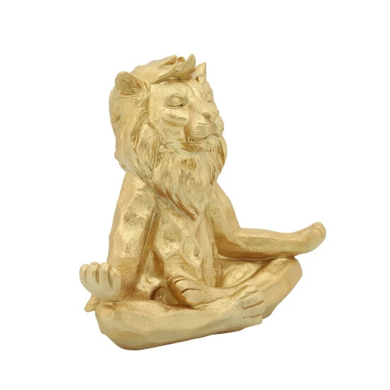 Flash Sale ๐ฏ Sagebrook Home Resin 7" Yoga Lion, Gold 7"H - 7.0" X 4.0" X 7.0" ๐ 5 Flash Sale ๐ฏ Sagebrook Home Resin 7" Yoga Lion, Gold 7"H - 7.0" X 4.0" X 7.0" ๐ - Image 3