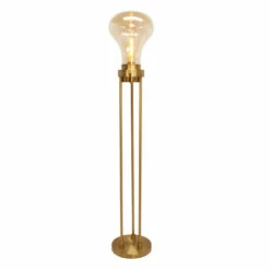 Buy 🛒 Sagebrook Home Glass 55" Light Bulb Floor Lamp, Gold 53.0"H - 11.0" X 11.0" X 53.0" 🛒 -Sagebrook Home Online Shop unnamed file 631