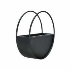 Best reviews of ⌛ Sagebrook Home Set Of 2 Metal 9, 12" Round Wall Planters, Black 12"H - 12.0" X 4.0" X 12.0" 😍 -Sagebrook Home Online Shop unnamed file 648