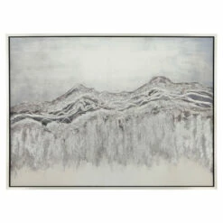 Best Pirce ๐ฅ Sagebrook Home 47x35 Handpainted Mountain Canvas, Gray 35.0"H ๐ฏ