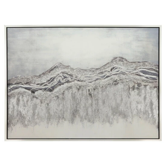 Best Pirce ๐ฅ Sagebrook Home 47x35 Handpainted Mountain Canvas, Gray 35.0"H ๐ฏ 3 Best Pirce ๐ฅ Sagebrook Home 47x35 Handpainted Mountain Canvas, Gray 35.0"H ๐ฏ