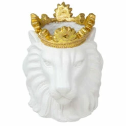 Deals 🎉 Sagebrook Home Resin 9" Lion With Crown, White 9"H - 9.0" X 7.0" X 9.0" 🤩 -Sagebrook Home Online Shop unnamed file 659