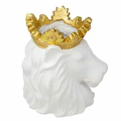 Deals 🎉 Sagebrook Home Resin 9" Lion With Crown, White 9"H - 9.0" X 7.0" X 9.0" 🤩 -Sagebrook Home Online Shop unnamed file 661