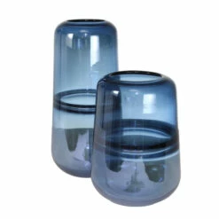 Best reviews of 😍 Sagebrook Home Glass, 9" Handmade Vase, Blue 8.66"H 👏 -Sagebrook Home Online Shop unnamed file 677