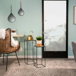 New 😉 Sagebrook Home Set Of 2 Metal Teardrop Wall Mirror, Gunmetal Wb 13.7"H - 9.8" X 0.59" X 13.7" 😍