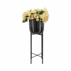 Best Pirce 🛒 Sagebrook Home Set Of 3 Metal Planters On Stand 40, 30, 20"h, Gunmetal 40.0"H - 11.0" X 11.0" X 40.0" 🧨 -Sagebrook Home Online Shop unnamed file 714