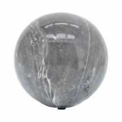 Promo 😉 Sagebrook Home Set Of 3 4, 5, 6" Marble Look Orbs, Gray 6"H - 6.0" X 6.0" X 6.0" 😀 -Sagebrook Home Online Shop unnamed file 722