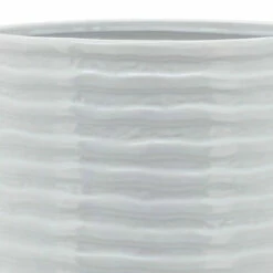 Budget 🧨 Sagebrook Home Ceramic 10" Planter On Stand,white Stripe 12.0"H - 11.0" X 11.0" X 12.0" 😀 -Sagebrook Home Online Shop unnamed file 729