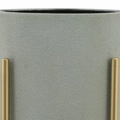 Buy 💯 Sagebrook Home Set Of 2 Planter On Metal Stand, Putty, Gld 23.0"H - 14.0" X 14.0" X 23.0" 🥰 -Sagebrook Home Online Shop unnamed file 740