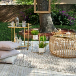 Best deal 🛒 Sagebrook Home Metal 22" 3-tier Foldable Planters, White, Gold 22"H - 16.0" X 12.0" X 22.0" ⭐