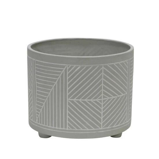 Cheap ๐ Sagebrook Home Set Of 2 Ceramic Diamond Footed Planter 10, 12", Gray 11"H - 12.0" X 12.0" X 11.0" ๐ฏ 4 Cheap ๐ Sagebrook Home Set Of 2 Ceramic Diamond Footed Planter 10, 12", Gray 11"H - 12.0" X 12.0" X 11.0" ๐ฏ - Image 2