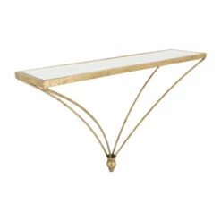 Top 10 ๐ Sagebrook Home Metal, Wood, 13"h Nabla Wall Self, White, Gold 13.0"H - 20.0" X 5.0" X 13.0" ๐ฅ
