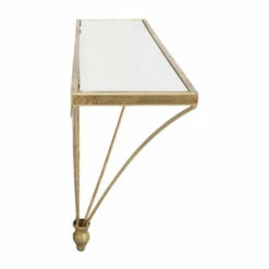Top 10 👍 Sagebrook Home Metal, Wood, 13"h Nabla Wall Self, White, Gold 13.0"H - 20.0" X 5.0" X 13.0" 🔥 -Sagebrook Home Online Shop unnamed file 793