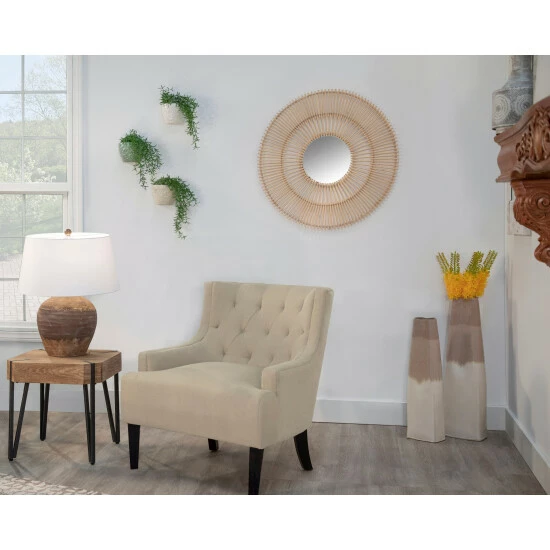 Coupon π Sagebrook Home 31" Rattan Mirror Wall Decor, Natural 31.0"H - 31.0" X 1.0" X 31.0" π 3 Coupon π Sagebrook Home 31" Rattan Mirror Wall Decor, Natural 31.0"H - 31.0" X 1.0" X 31.0" π