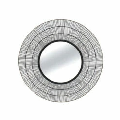 Best reviews of 🔥 Sagebrook Home Metal Wire Frame 31" Wall Mirror, Black - Wb 31"H - 31.0" X 1.0" X 31.0" 😀