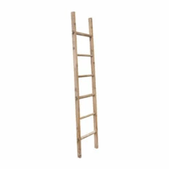 Budget โ Sagebrook Home Ec Wooden Decorative 76" Ladder,brown 76.0"H - 19.0" X 2.0" X 76.0" ๐