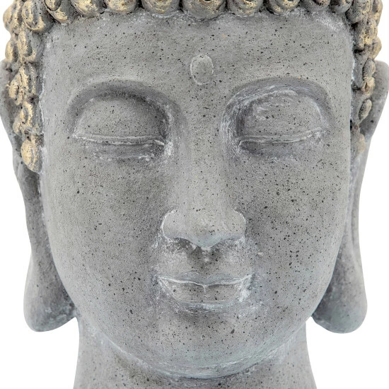 Cheap ๐ Sagebrook Home 9" Buddha Head Planter, Gray 9"H - 7.0" X 7.0" X 9.0" ๐ 8 Cheap ๐ Sagebrook Home 9" Buddha Head Planter, Gray 9"H - 7.0" X 7.0" X 9.0" ๐ - Image 6