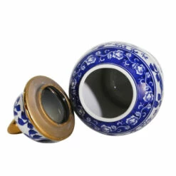 Wholesale 🎉 Sagebrook Home Ceramic 14" Temple Jar Blue, White 14"H - 8.0" X 8.0" X 14.0" 🥰 -Sagebrook Home Online Shop unnamed file 915