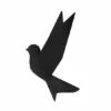 Buy ⭐ Sagebrook Home Resin 8" Origami Bird Wall Decor, Black 8.3"H 👍