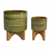 Buy ๐ Sagebrook Home Ceramic Set Of 2 5, 8" Planter On Wooden Stand, Olive 10.5"H - 7.75" X 7.75" X 10.5" ๐ 1 Buy ๐ Sagebrook Home Ceramic Set Of 2 5, 8" Planter On Wooden Stand, Olive 10.5"H - 7.75" X 7.75" X 10.5" ๐ -Sagebrook Home Online Shop unnamed file 93