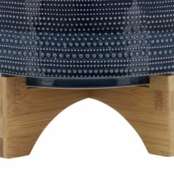 Deals 👏 Sagebrook Home 10" Dotted Planter With Wood Stand, Blue 8.0"H - 11.0" X 11.0" X 8.0" 🎉 -Sagebrook Home Online Shop unnamed file 948