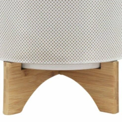 Buy ✔️ Sagebrook Home Ceramic 10" Planter On Stand,white , Tan Dot 12.0"H - 11.0" X 11.0" X 12.0" ⭐ -Sagebrook Home Online Shop unnamed file 963