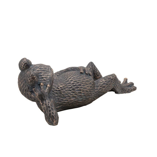 Outlet π Sagebrook Home Resin, 20" Laying Frog, Metallic Blue 7"H β 4 Outlet π Sagebrook Home Resin, 20" Laying Frog, Metallic Blue 7"H β - Image 2