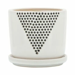 Buy ๐ Sagebrook Home Set Of 2 5, 6" Triangle Dots Planter With Saucer, White 5"H - 6.0" X 6.0" X 5.0" ๐ฏ 10 Buy ๐ Sagebrook Home Set Of 2 5, 6" Triangle Dots Planter With Saucer, White 5"H - 6.0" X 6.0" X 5.0" ๐ฏ -Sagebrook Home Online Shop unnamed file 982